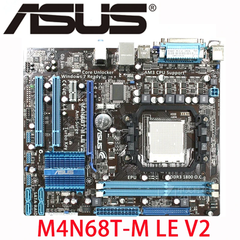 Материнская плата Asus M4N68T M LE V2 630A сокет AM3 DDR3 16G настольная материнская для Phenom II