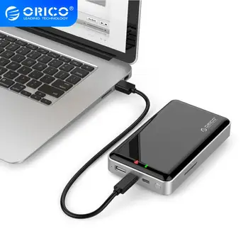 ORICO 2.5 inch Wifi HDD Enclosure Private HDD Cloud Storage Support SD/TF Card Offline Backup 8000 mAh Power Bank USB3.1 Gen1/2 
ORICO 2.5 inch Wifi HDD Enclosure Private HDD Cloud Storage Support SD/TF Card Offline Backup 8000 mAh Power Bank USB3.1 Gen1/2
