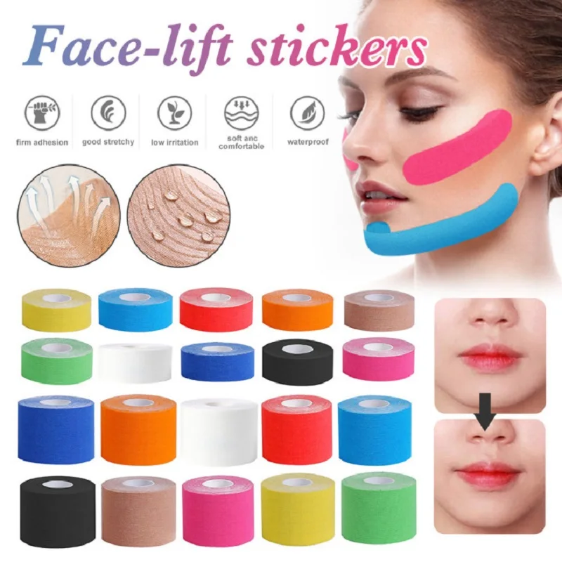 5M Kinesiology Tape Face Neck Lifting Tape Wrinkle Remover Sticker Tape Muscle Pain Relief V-Line Face Bandage
5M Kinesiology Tape Face Neck Lifting Tape Wrinkle Remover Sticker Tape Muscle Pain Relief V-Line Face Bandage