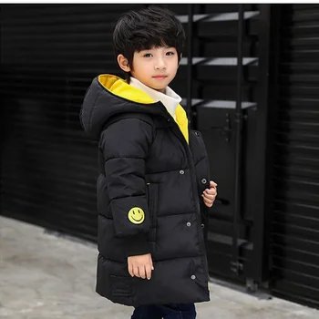 2019 New Autumn&winter fashion Children Cotton coats Kids long Outwear boys Smiley coat Children's winter jacket
2019 New Autumn&winter fashion Children Cotton coats Kids long Outwear boys Smiley coat Children's winter jacket