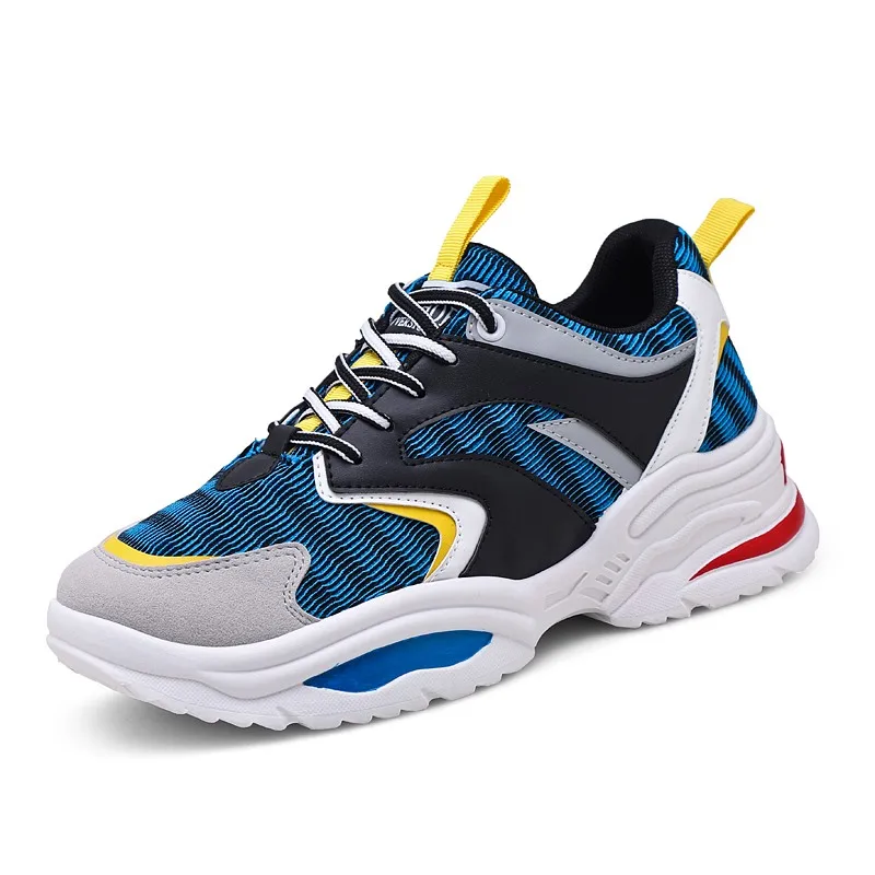 2020 Men Shoes Lightweight Breathable Comfortable Mesh Men Sneakers Mens Casual Shoes Thick Sole Non-slip Hip Hop Zapatos
2020 Men Shoes Lightweight Breathable Comfortable Mesh Men Sneakers Mens Casual Shoes Thick Sole Non-slip Hip Hop Zapatos