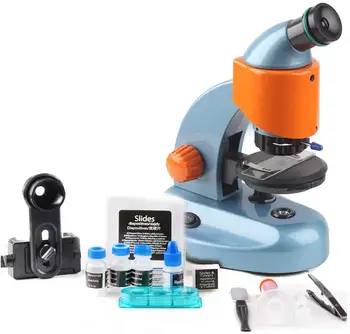 40X-200X Zoom Compound&Stereo Monocular Microscope for Student and Kids Education, with LED Light and Smartphone Holder
40X-200X Zoom Compound&Stereo Monocular Microscope for Student and Kids Education, with LED Light and Smartphone Holder
