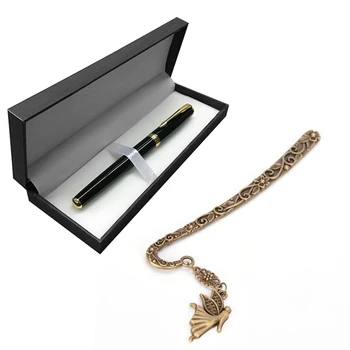1 Pcs Retro Alloy Bookmarks Fairy Pattern Pendant Bookmark & 1 Pcs Pen Box Packaging Gift Box Metal
1 Pcs Retro Alloy Bookmarks Fairy Pattern Pendant Bookmark & 1 Pcs Pen Box Packaging Gift Box Metal
