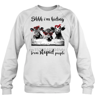 Shhh I'm Hiding From Stupid People Bandana Cow Version Streetwear men women Hoodies Sweatshirts
Shhh I'm Hiding From Stupid People Bandana Cow Version Streetwear men women Hoodies Sweatshirts