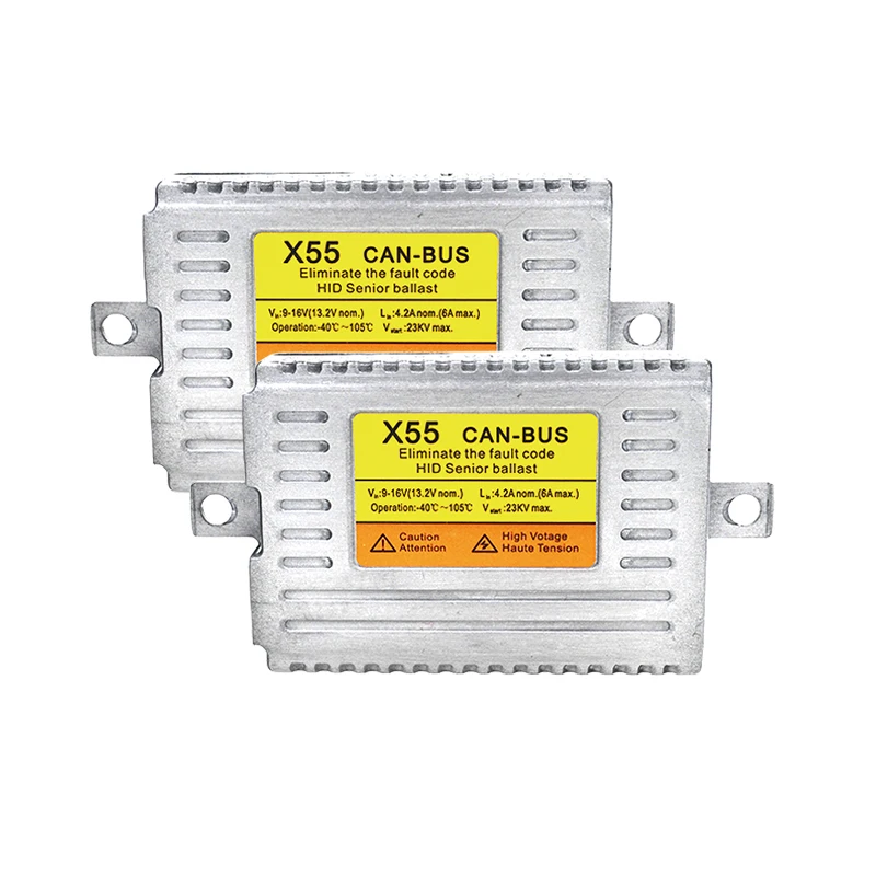 HCDLT AC 55W Xenon Canbus HID Ballast DLT X55 Digital Block Ignition Silm Ballast For Car Xenon Bulb Kit H1 H3 H7 H11 9005 9006 (3)