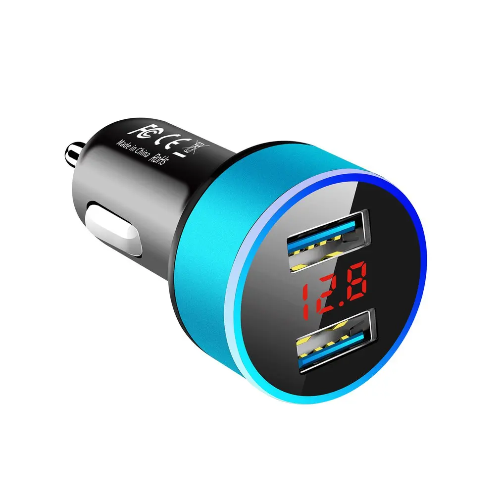 3.1A Dual USB Car Charger With LED Display Universal Mobile Phone Car Chargers Fast Charging Adapter
3.1A Dual USB Car Charger With LED Display Universal Mobile Phone Car Chargers Fast Charging Adapter