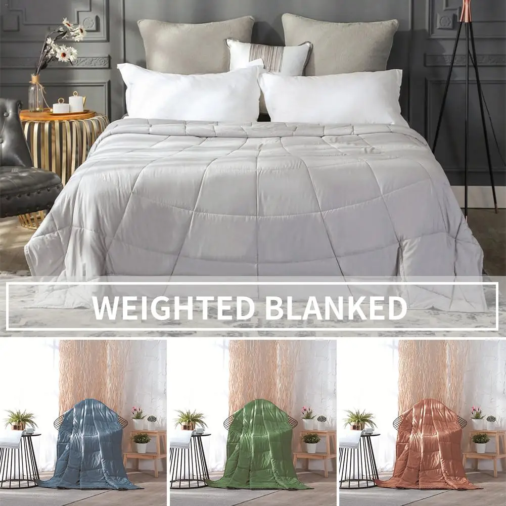 1-Piece Weighted Blanket 100% Cotton Soft and Comfortable Gravity Blankets Decompression Sleep Aid Pressure Weighted Quilt
1-Piece Weighted Blanket 100% Cotton Soft and Comfortable Gravity Blankets Decompression Sleep Aid Pressure Weighted Quilt