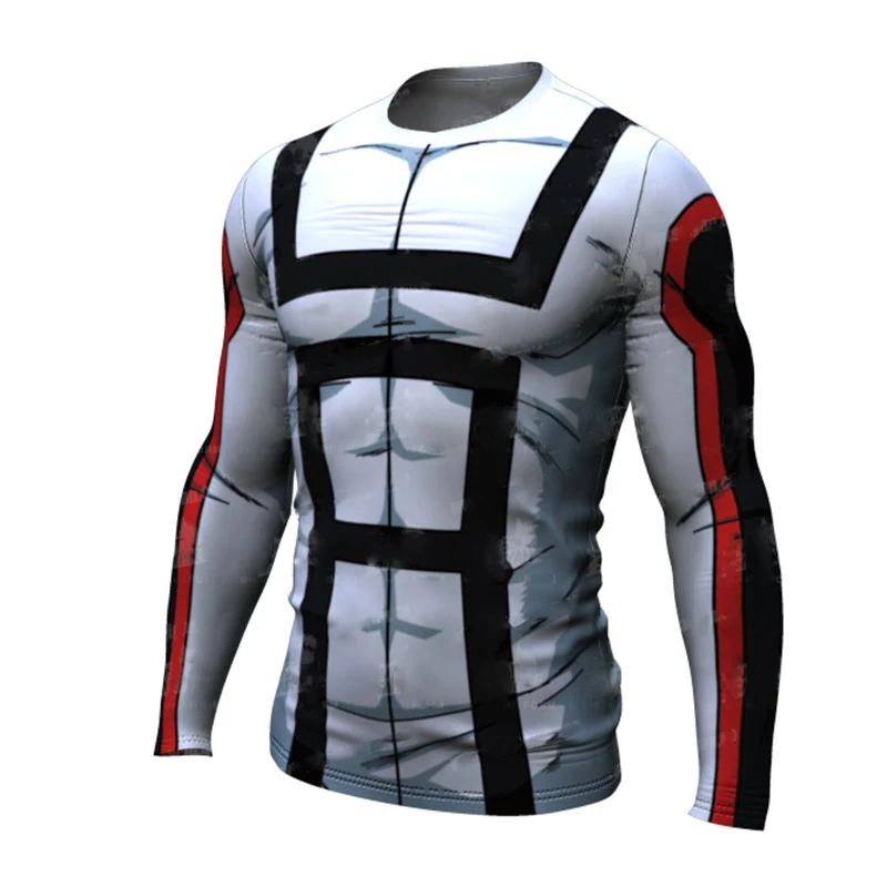 Мужская компрессионная рубашка с принтом моя геройская Академия Bakugou Boku No Hero академия, женская футболка с коротким рукавом в стиле Харадзюку, летняя одежда 
Мужская компрессионная рубашка с принтом моя геройская Академия Bakugou Boku No Hero академия, женская футболка с коротким рукавом в стиле Харадзюку, летняя одежда