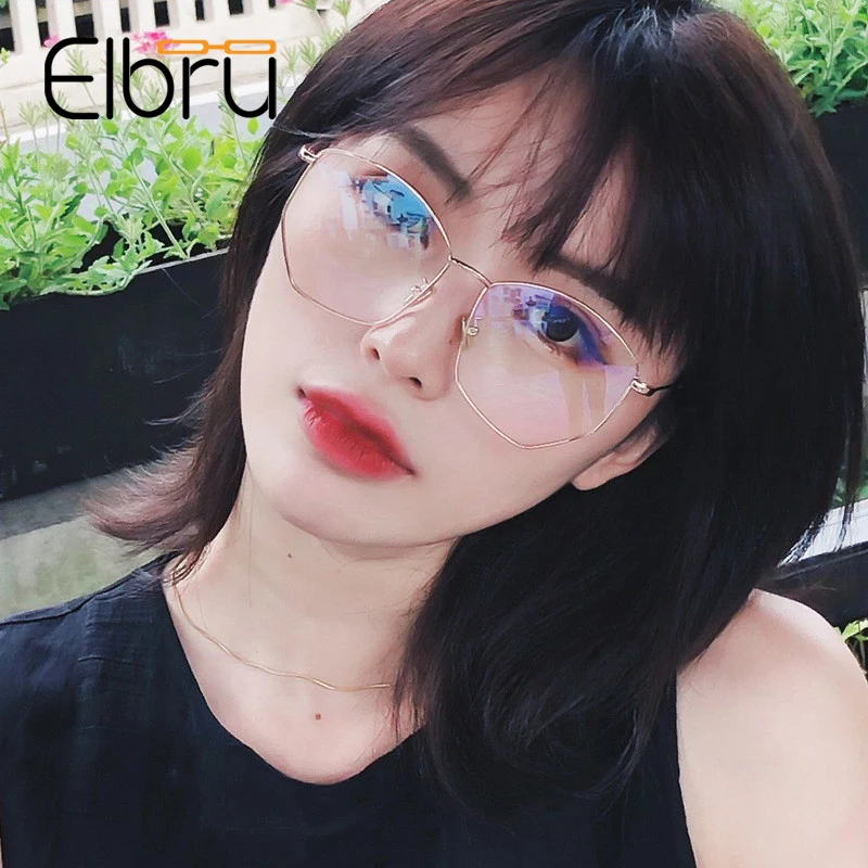 Elbru Ultralight Anti Blue Light Glasses Women Titanium Alloy Spectacles Frames for Lady Anti-radiation Myopia Computer Glasses
Elbru Ultralight Anti Blue Light Glasses Women Titanium Alloy Spectacles Frames for Lady Anti-radiation Myopia Computer Glasses