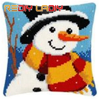 Cross Stitch Cushion Santa Snowman Make Your Own Pillow Chunky Cross Stitch Kits Pre-Printed Canvas Acrylic Yarn Pillow Case
Cross Stitch Cushion Santa Snowman Make Your Own Pillow Chunky Cross Stitch Kits Pre-Printed Canvas Acrylic Yarn Pillow Case