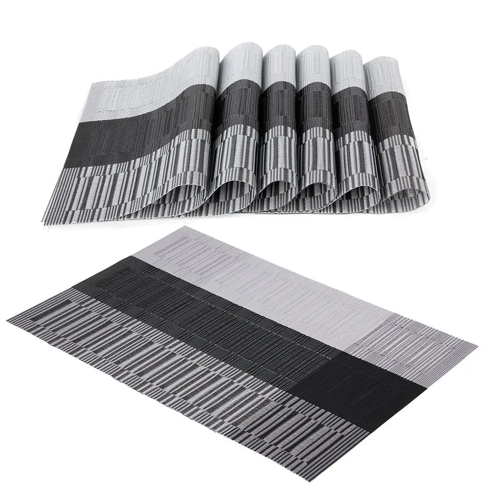 6Pcs PVC Placemat Pad Coasters Dinning Table Mat Home Restaurant Desktop Decoration
6Pcs PVC Placemat Pad Coasters Dinning Table Mat Home Restaurant Desktop Decoration