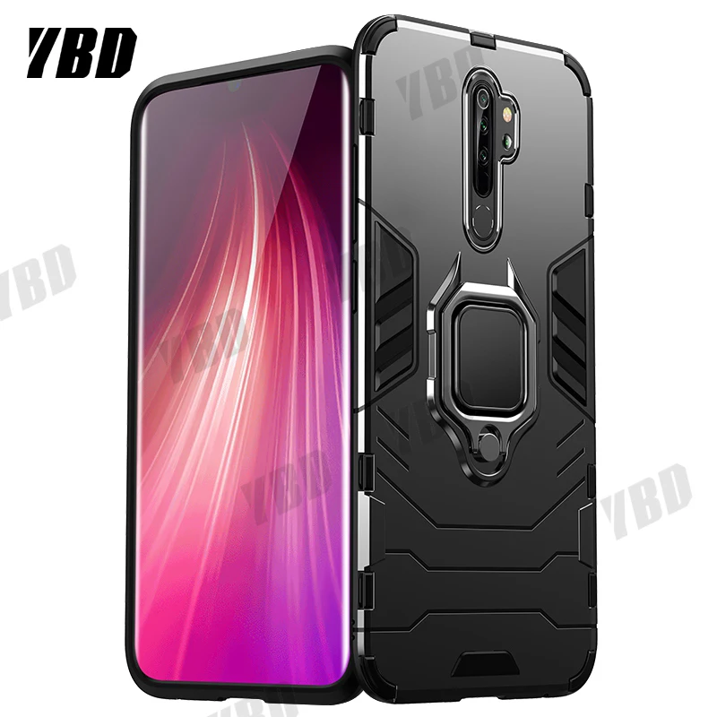 YBD Shockproof Armor Case For Redmi Note 8T Stand Holder Car Ring Phone Cover for Xiaomi Mi 9 lite Note 10 pro
YBD Shockproof Armor Case For Redmi Note 8T Stand Holder Car Ring Phone Cover for Xiaomi Mi 9 lite Note 10 pro