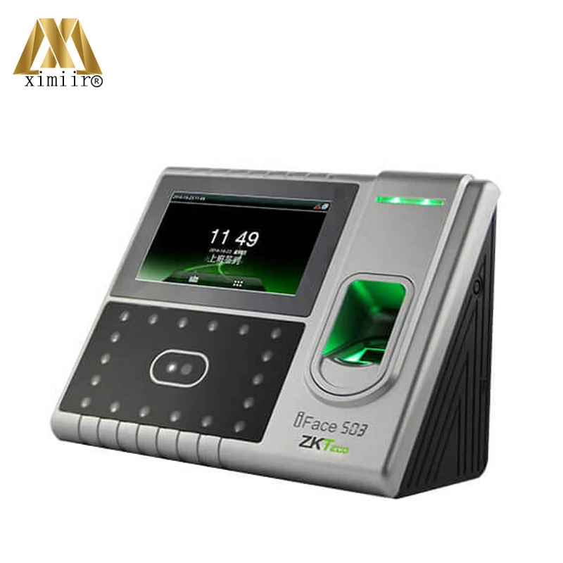 4.3' TFT Touch Screen Facial Recognition Biometric Fingerprint AReader Iface503 Face Time Attendance Access Control System |