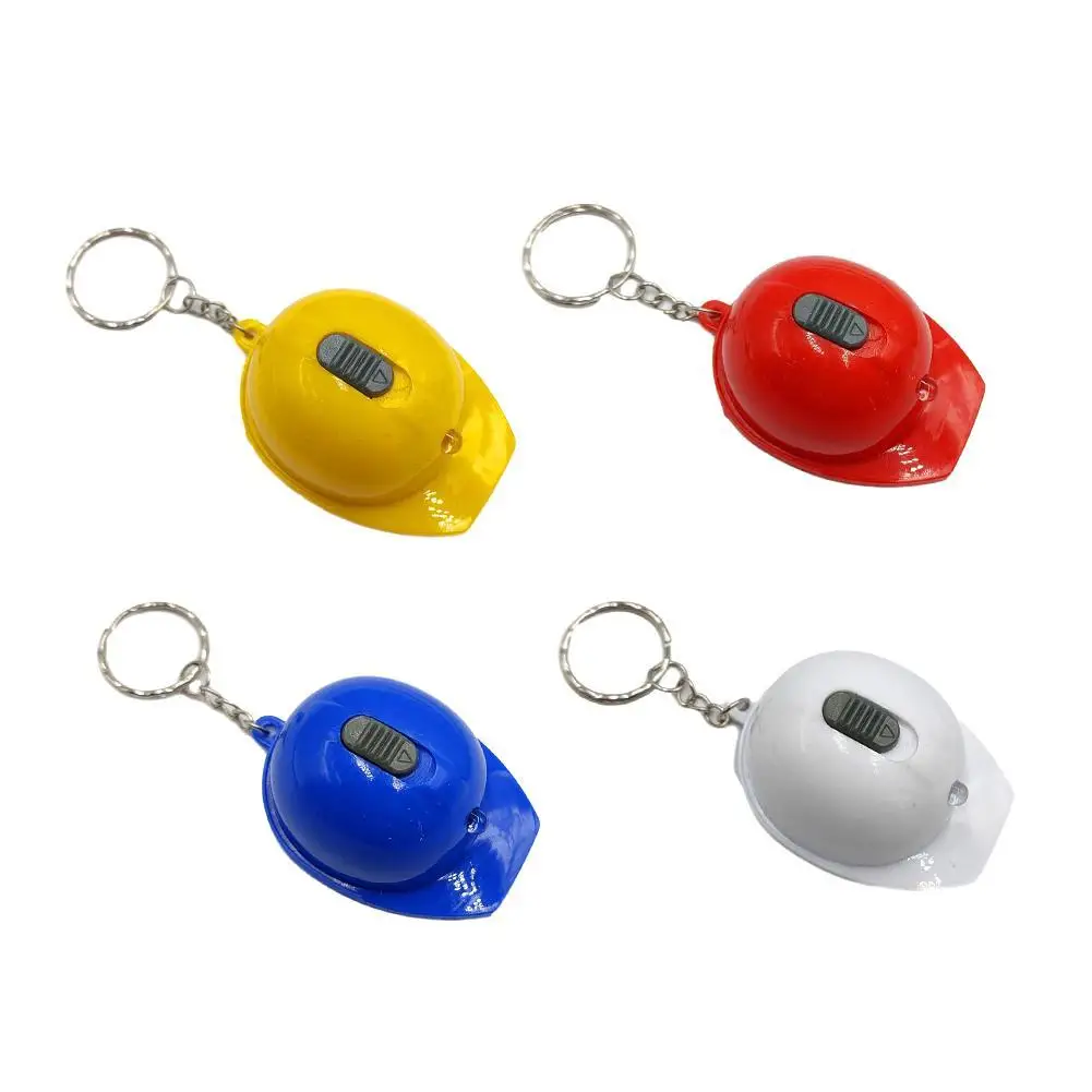 1pc Mini LED Helmet Shape Beer Bottle Opener Tool Gadgets Accessories Cool Ring Keychain Corkscrew 4 Colors