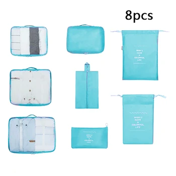 8pcs/set Travel Bags Protable Suitcase Clothes Shoes Underwear Bra Travel Storage Bag Women Clothes Luggage Organizer
8pcs/set Travel Bags Protable Suitcase Clothes Shoes Underwear Bra Travel Storage Bag Women Clothes Luggage Organizer