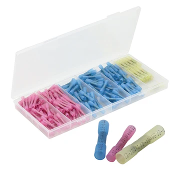 200PCS Insulated Waterproof Heat Shrink Terminals Seal Butt Electrical Wire Crimp Terminals Connector Set In Box 22-18 AWG
200PCS Insulated Waterproof Heat Shrink Terminals Seal Butt Electrical Wire Crimp Terminals Connector Set In Box 22-18 AWG