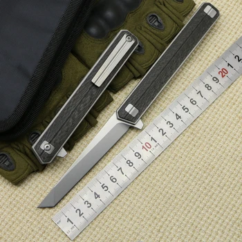 DICORIA QSE-13CF Qwaiken XL M390 Powder Steel Shampoo Carbon Fiber Shank Flip Quick Open Knife Outdoor EDC Tool Quartermaster 
DICORIA QSE-13CF Qwaiken XL M390 Powder Steel Shampoo Carbon Fiber Shank Flip Quick Open Knife Outdoor EDC Tool Quartermaster