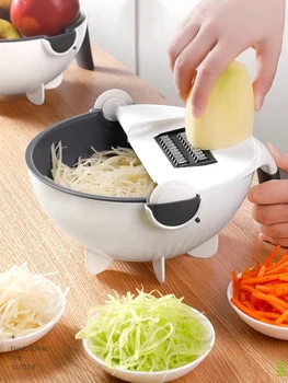 Multifunctional manual slicer household potato slicer chip slicer radish grater Kitchen Tools Vegetable Cutter With Drain Basket
Multifunctional manual slicer household potato slicer chip slicer radish grater Kitchen Tools Vegetable Cutter With Drain Basket