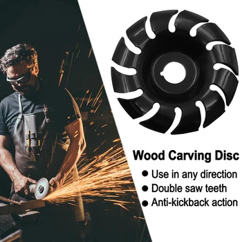 Wood Carving Disc Angle Grinder Disc Saw Teeth Anti-Kickback Woodcarving Saw Blades 12 Teeth S7
Wood Carving Disc Angle Grinder Disc Saw Teeth Anti-Kickback Woodcarving Saw Blades 12 Teeth S7