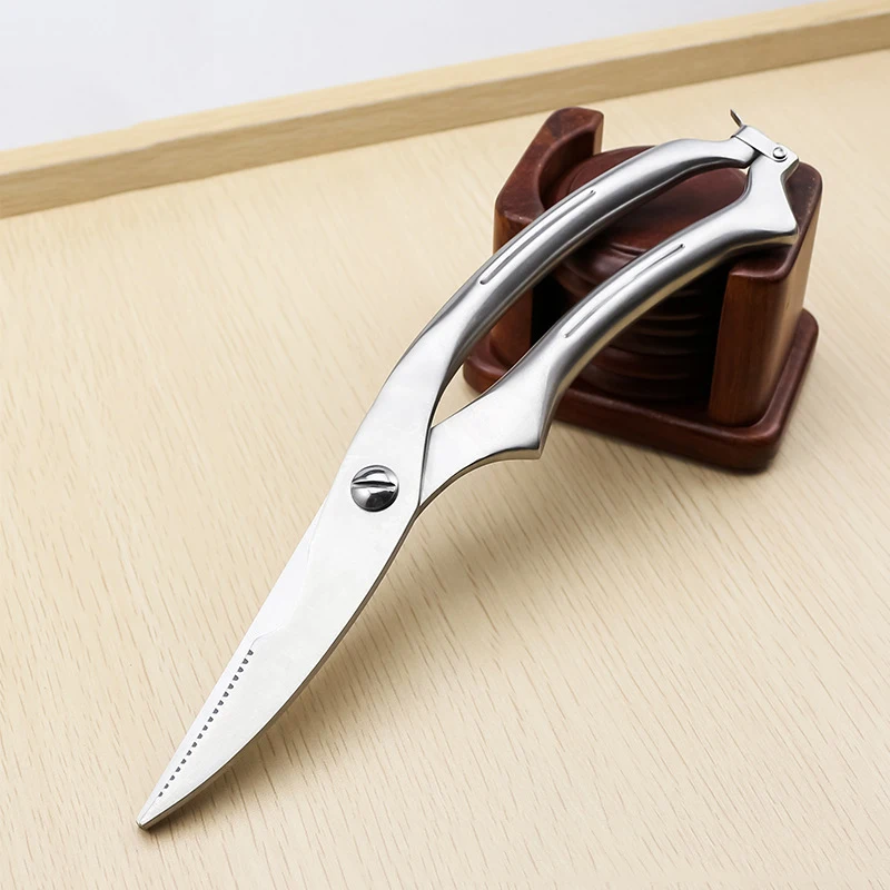 430 Stainless Steel Kitchen Scissors Hollow Handle Chicken Bone Scissor Surface Polished Fish Scale Scraper kitchen tool
430 Stainless Steel Kitchen Scissors Hollow Handle Chicken Bone Scissor Surface Polished Fish Scale Scraper kitchen tool