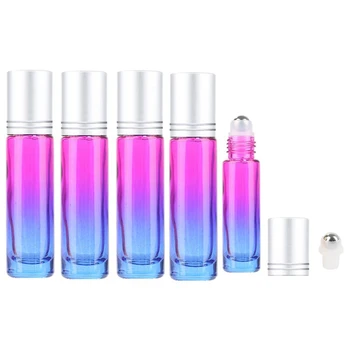 Gradient Ball Bottle 5pcs 5ml gradient Color Thick Glass Roll On Essential Oil Empty Parfum Bottles Roller Ball Travel Use Neces
Gradient Ball Bottle 5pcs 5ml gradient Color Thick Glass Roll On Essential Oil Empty Parfum Bottles Roller Ball Travel Use Neces