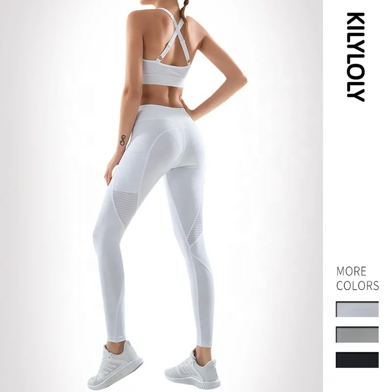 New Yoga Outfit Set Active Wear Shock Proof Sports Bra and Fitness Tights Women Legging Pants Two Picec Sets Seamless Yoga Set
New Yoga Outfit Set Active Wear Shock Proof Sports Bra and Fitness Tights Women Legging Pants Two Picec Sets Seamless Yoga Set