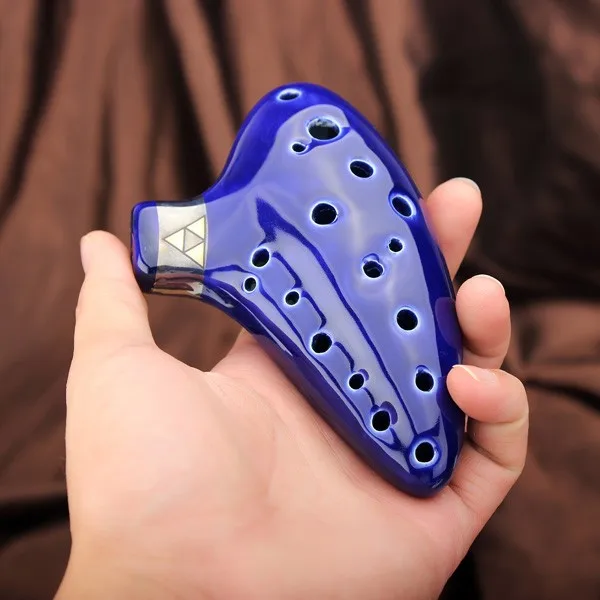 C 16 fori Ocarina legend of Zelda Ocarina flauto in legno Ocarina del tempo