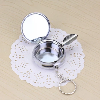 Small Makeup Compact Decorate Mirror Mini Fashion Pocket Ashtray Key Holder for Christmas Party Gift 
Small Makeup Compact Decorate Mirror Mini Fashion Pocket Ashtray Key Holder for Christmas Party Gift