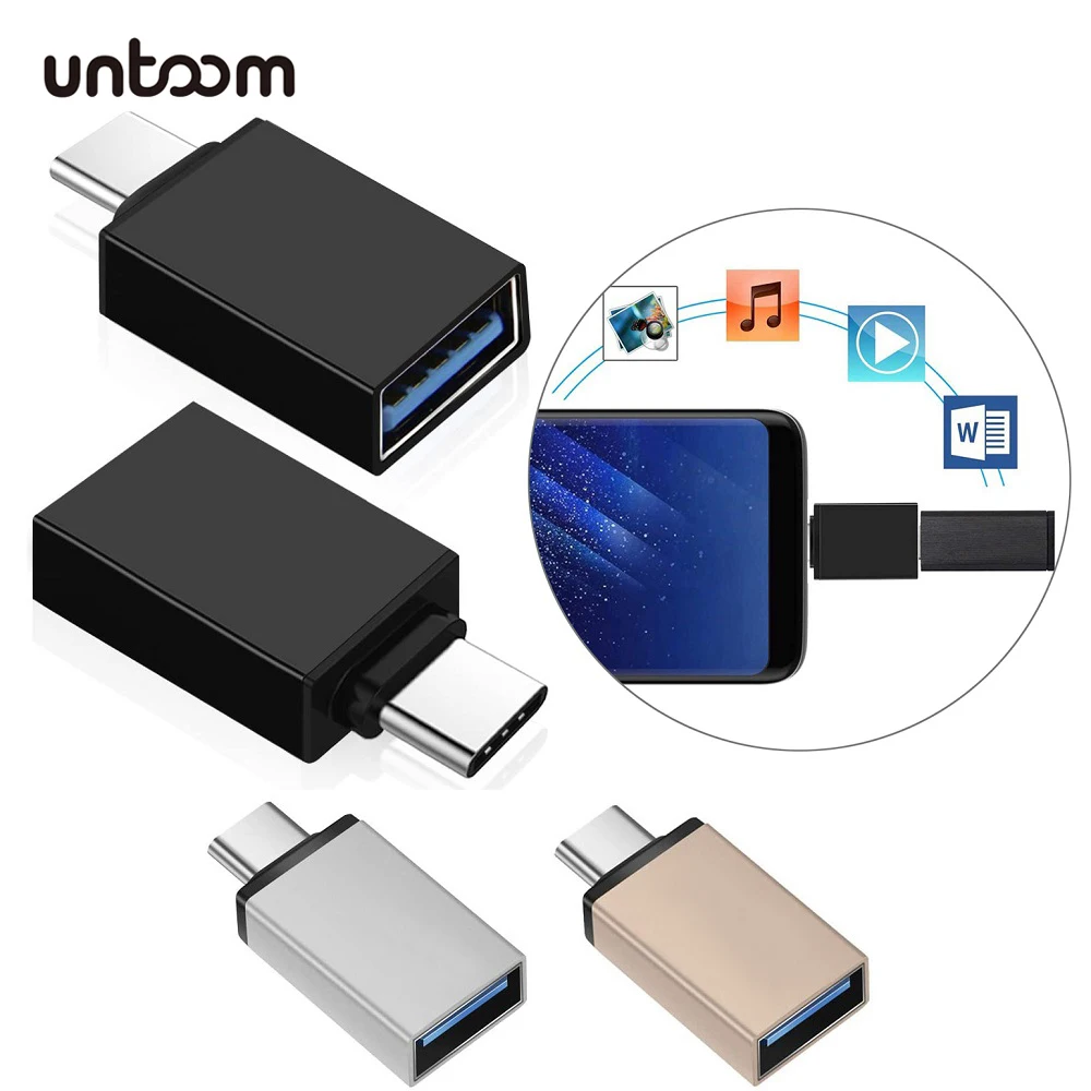 USB C OTG Adapter Type C to USB 3.0 Adapter Type-C OTG Cable Converter For MacbookPro Air Xiaomi Mi 10 Samsung S10 S9 USB OTG
USB C OTG Adapter Type C to USB 3.0 Adapter Type-C OTG Cable Converter For MacbookPro Air Xiaomi Mi 10 Samsung S10 S9 USB OTG