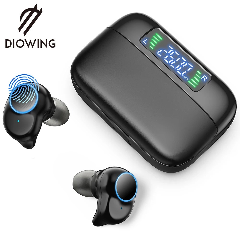 TWS Wireless Bluetooth Earphone Touch control 8D Stereo Earphones LED Display Headphones Sports Headset IPX7 Waterproof With Mic
TWS Wireless Bluetooth Earphone Touch control 8D Stereo Earphones LED Display Headphones Sports Headset IPX7 Waterproof With Mic