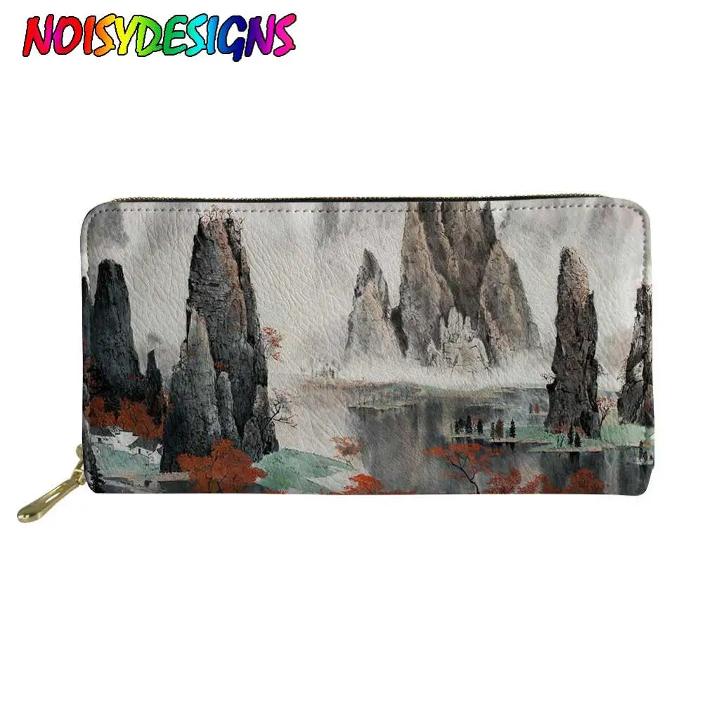NOISYDESIGNS Womens Purses Landscape Ink Painting Chinese Style Lake Wallets Coin Money Bag Women Purse Bolsa Carteira Feminina
NOISYDESIGNS Womens Purses Landscape Ink Painting Chinese Style Lake Wallets Coin Money Bag Women Purse Bolsa Carteira Feminina