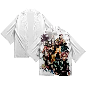 Demon Slayer Kimono Japanese Kimonos Cardigan Shirt Cosplay Women Men Couple Kimono Japanese Yukata Summer Kimono Orient Kimonos
Demon Slayer Kimono Japanese Kimonos Cardigan Shirt Cosplay Women Men Couple Kimono Japanese Yukata Summer Kimono Orient Kimonos