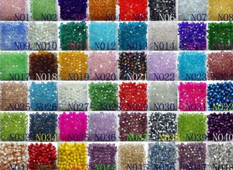 rr3sry 1000Pcs Bicone Faceted Glass Beads 4mm sjod Clear Colored Mixed For Jewelry Making Spacer crystal
rr3sry 1000Pcs Bicone Faceted Glass Beads 4mm sjod Clear Colored Mixed For Jewelry Making Spacer crystal