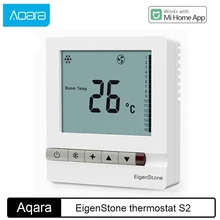 New Aqara thermostat S2 EigenStone smart Air conditioner temperature control LCD fan coil switch controller for xiaomi app mi
New Aqara thermostat S2 EigenStone smart Air conditioner temperature control LCD fan coil switch controller for xiaomi app mi
