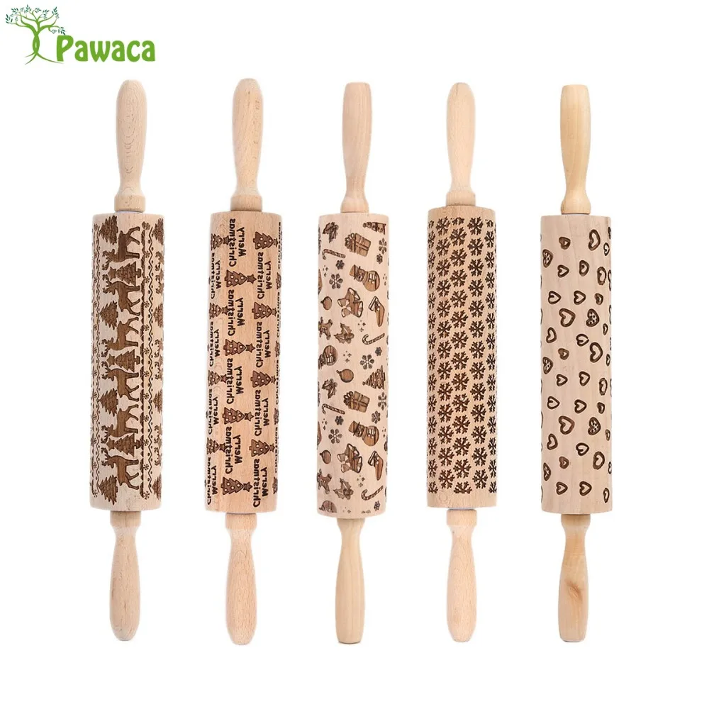 6 Style Reindeer Snowflake Christmas Embossing Rolling Pin Baking Cookies Noodle Biscuit Fondant Cake Dough Engraved Roller
6 Style Reindeer Snowflake Christmas Embossing Rolling Pin Baking Cookies Noodle Biscuit Fondant Cake Dough Engraved Roller
