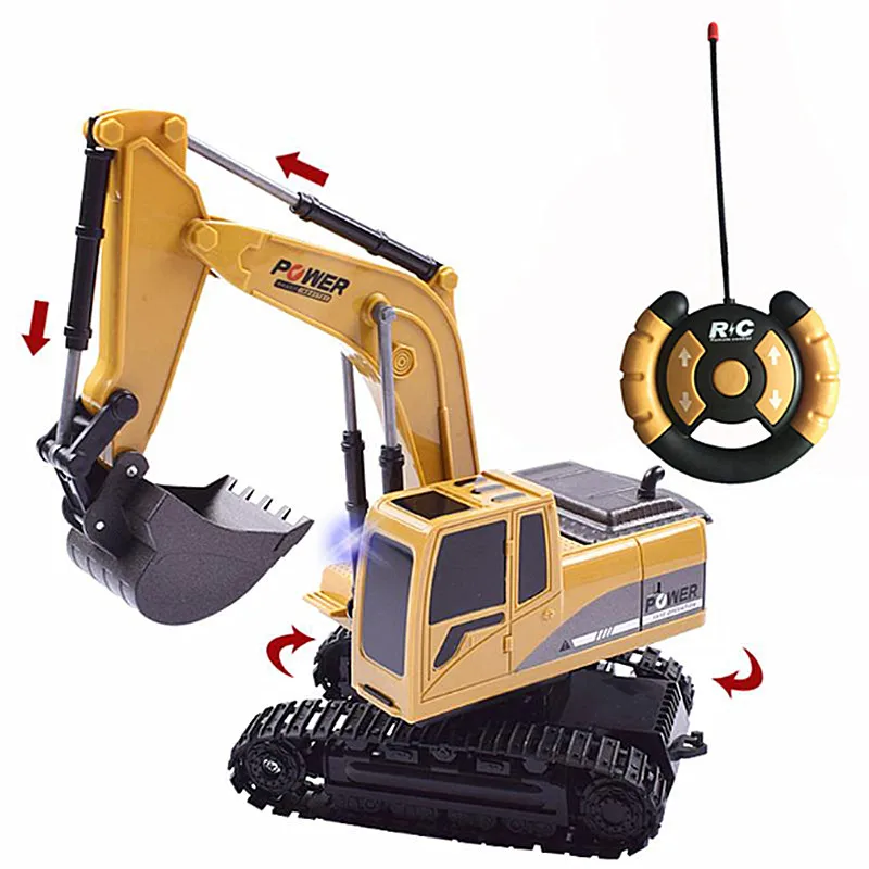 1:24 Alloy Excavator Toy RC Kids Crane Machine Electric Car Wireless Engineering Vehicle Remote Control Car Toy for Boys Gifts
1:24 Alloy Excavator Toy RC Kids Crane Machine Electric Car Wireless Engineering Vehicle Remote Control Car Toy for Boys Gifts