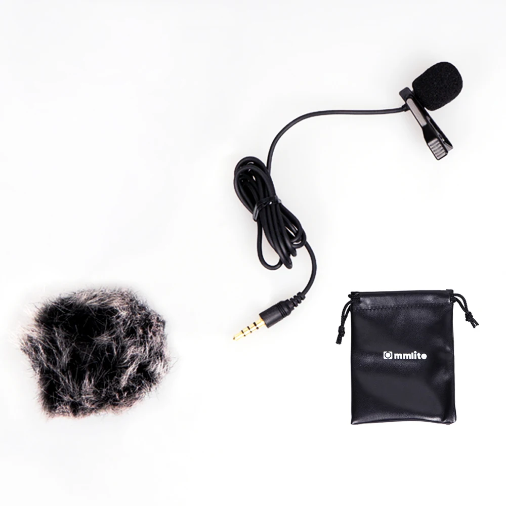 

Comica Lavalier Microphone CVM-V01SP Clip-on Omni-directional Condenser Mic for Iphone/Ipad/Samsung/Huawei Smartphones