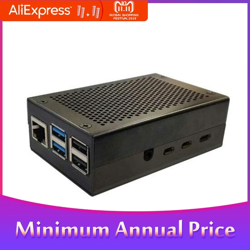 Aluminum Alloy Metal Case Cooling Heatsinks Black Silver Fit For Raspberry Pi 4 Metal Enclosure Protective Box Shell Case
Aluminum Alloy Metal Case Cooling Heatsinks Black Silver Fit For Raspberry Pi 4 Metal Enclosure Protective Box Shell Case