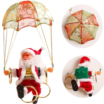 Electric Christmas Toys Skydiving Santa Claus Toys for Children Hanging Ornament GQ
Electric Christmas Toys Skydiving Santa Claus Toys for Children Hanging Ornament GQ