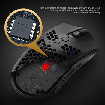 X2 12000DPI Dual Mode Gaming Mouse 7 Keys Hollow Out Design Wireless Mouse with RGB Light Effect for Laptop PC Computer
X2 12000DPI Dual Mode Gaming Mouse 7 Keys Hollow Out Design Wireless Mouse with RGB Light Effect for Laptop PC Computer