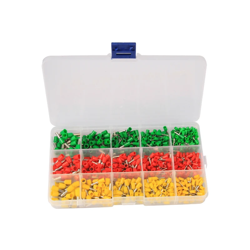 600Pcs 5 size Tube Terminals Connector Cord Pin End Cable Wire Ferrules Crimp Terminals kit for 22~12AWG
600Pcs 5 size Tube Terminals Connector Cord Pin End Cable Wire Ferrules Crimp Terminals kit for 22~12AWG