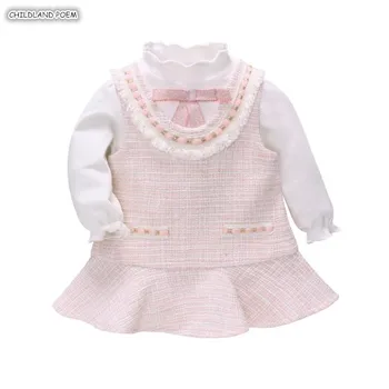 Baby Girl Clothes Autumn Spring Newborn Baby Clothes Set Princess 1st Birthday Baby Girls Dress + T shirt 2pcs Cotton Baby Dress 
Baby Girl Clothes Autumn Spring Newborn Baby Clothes Set Princess 1st Birthday Baby Girls Dress + T shirt 2pcs Cotton Baby Dress