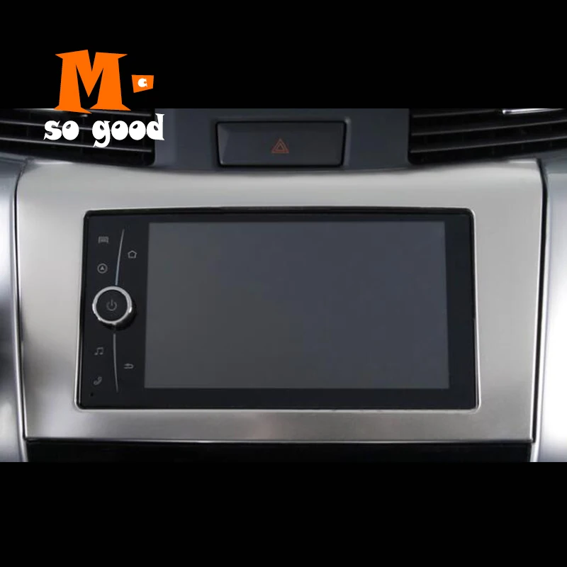 2017 2018 2019 For Nissan Navara NP300 Car Navigation Panel Cover Trim Stainless steel Auto Interior Styling Accessories Sticker
2017 2018 2019 For Nissan Navara NP300 Car Navigation Panel Cover Trim Stainless steel Auto Interior Styling Accessories Sticker