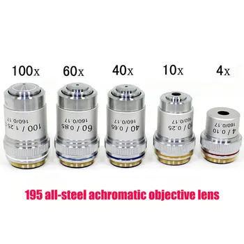 4X 10X 40X 100X Plan Infinity Achromatic Professional Objective Lens 195 Microscope Objective Lens Accessories
4X 10X 40X 100X Plan Infinity Achromatic Professional Objective Lens 195 Microscope Objective Lens Accessories