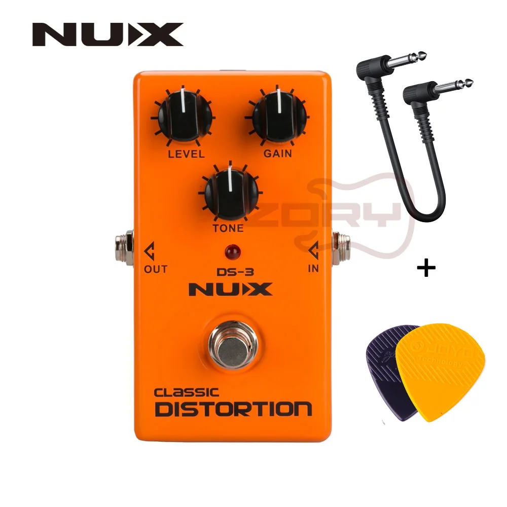 NUX DS-3 Distortion Pedal Analog Guitar Tube distortion effects pedal Crunch distortion Brown Sound With Free Connector&Picks
NUX DS-3 Distortion Pedal Analog Guitar Tube distortion effects pedal Crunch distortion Brown Sound With Free Connector&Picks