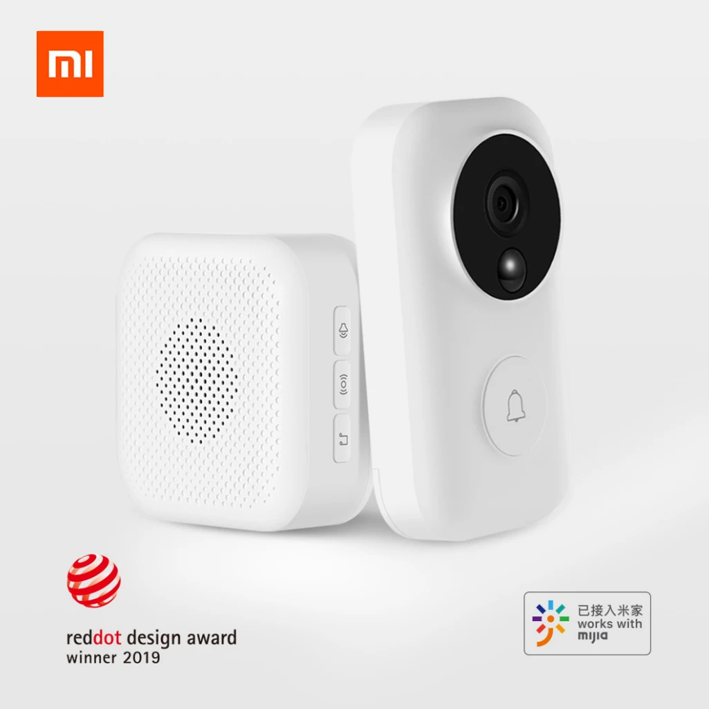 Xiaomi Zero AI Face Identification 720P IR Night Vision Video Doorbell Set Motion Detection SMS Push Intercom Free Cloud Storage
Xiaomi Zero AI Face Identification 720P IR Night Vision Video Doorbell Set Motion Detection SMS Push Intercom Free Cloud Storage