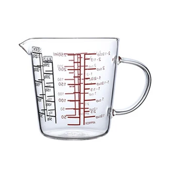 250Ml Glass Measuring Cup Milk Jug Heat Resistant Glass Cup Measure Jug Creamer Scale Cup Tea Coffee Microwave Safe
250Ml Glass Measuring Cup Milk Jug Heat Resistant Glass Cup Measure Jug Creamer Scale Cup Tea Coffee Microwave Safe