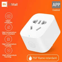Original xiao mi mi tomada inteligente zigbee versão app wi fi controle remoto temporizador de detecção de energia com casa inteligente mi casa app(China)