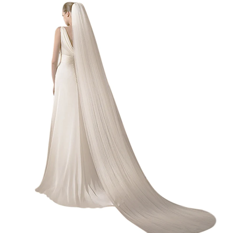 FashionElegant Wedding Accessories 3 Meters 2 Layer Wedding Veil Simple Bridal Veil with Comb Wedding Veil
FashionElegant Wedding Accessories 3 Meters 2 Layer Wedding Veil Simple Bridal Veil with Comb Wedding Veil
