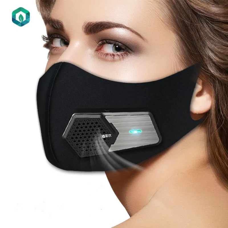 Intelligent Dust-Proof Electric Mask Anti-Smog PM2.5 Foam Dust Sports Protection Air Supply Face | Безопасность и защита